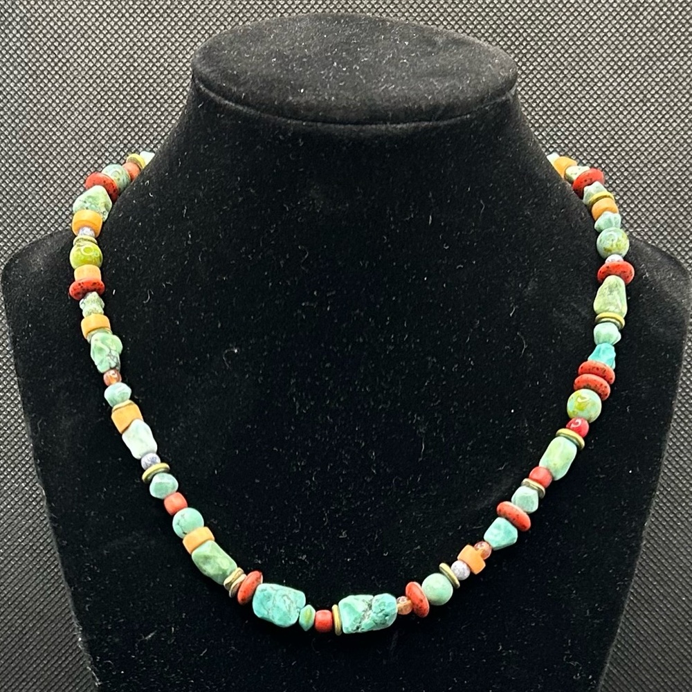 Vintage 90’s Shane Boyner turquoise necklace